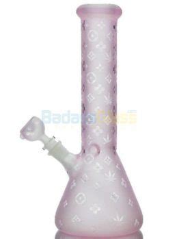 Pink LV Bong By A.M.G Glass .